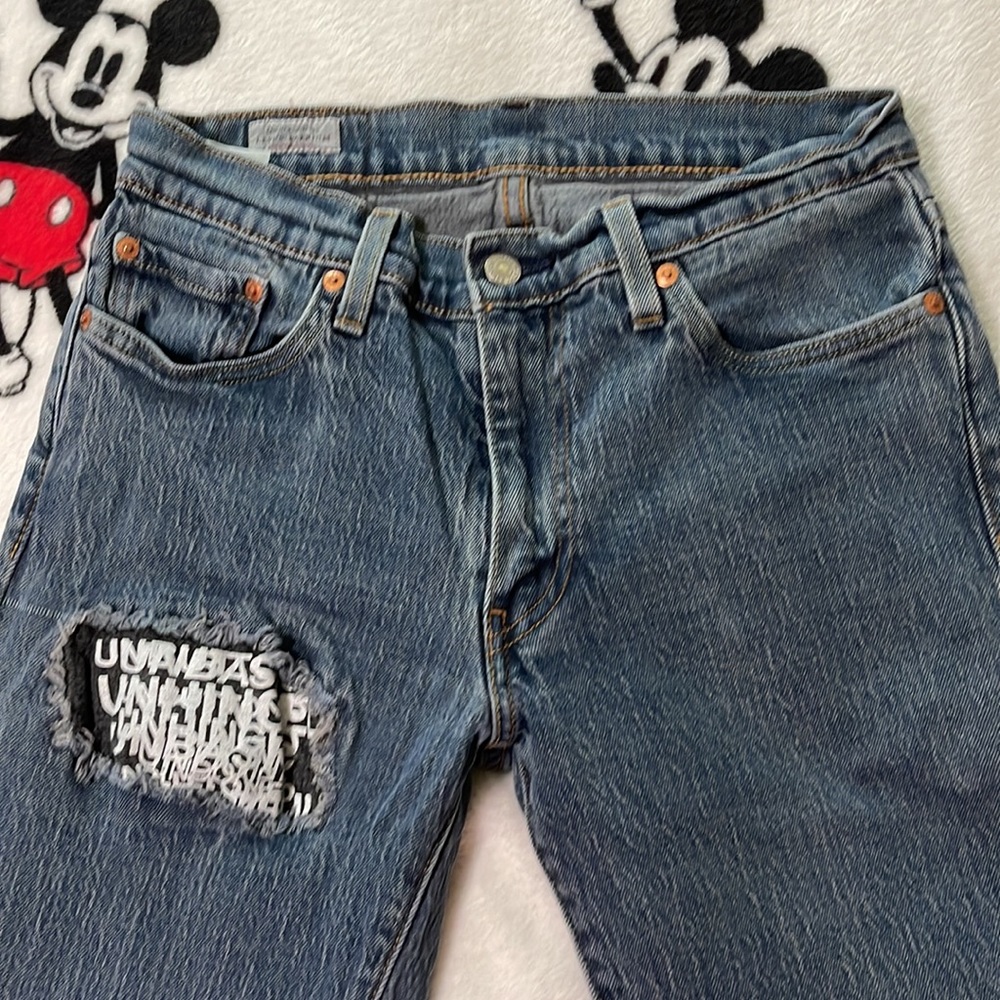 Levis 511 Fennel Print Jean - Picture 4 of 12
